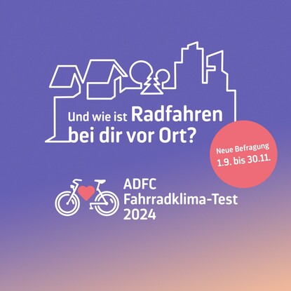 Poster Fahrradklimatest